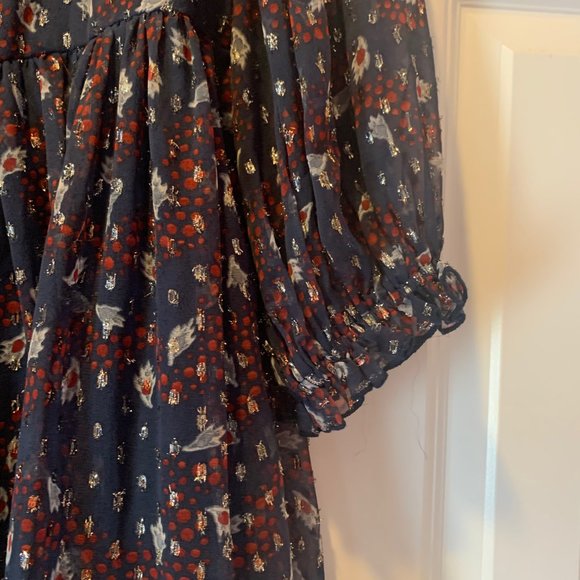 Urban Outfitters Blue Motif Mini Dress - Picture 9 of 9